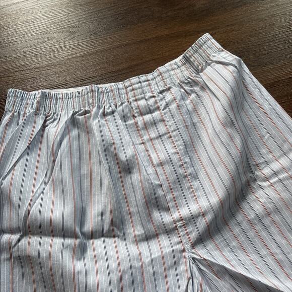 NOS Vintage Boxer Shorts 1970s Permanent Press Size 38 Light Blue Stripe 2 - Picture 2 of 7